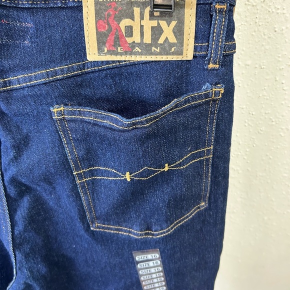 Dfx  Women's Dark Blue Boot Cut Jeans - Picture 5 of 7